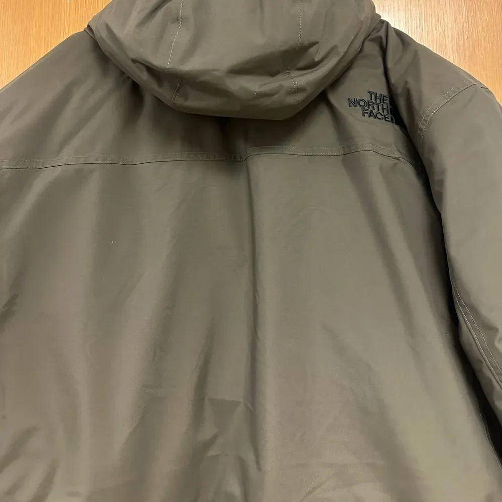 The North Face 3XL 550 Hyvent Goose Down Parka Jacket Olive Camo Green